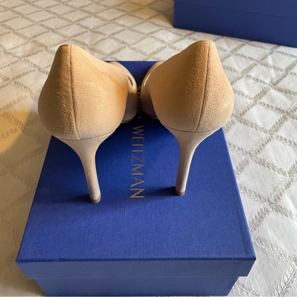 Stuart Weitzman ANNY 85 Pump, adobe suede NWT - Picture 2 of 16